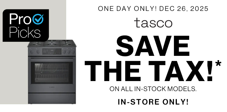 TASCO BOXING DAY SAVE THE TAX-ONE DAY ONLY!