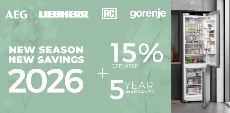 AEG LIEBHERR P&C AND GORENJE NEW SEASON NEW SAVINGS 2026