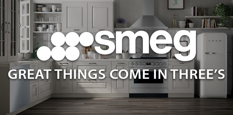 SMEG GREAT THINGS COME IN THREE’S
