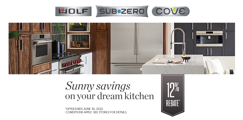 SUNNY SAVINGS ON YOUR DREAM KITCHEN
