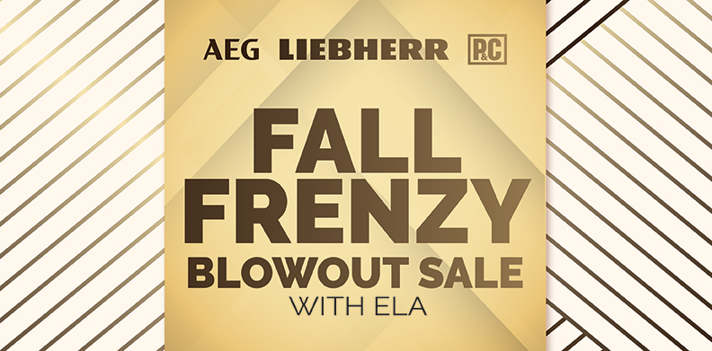 FALL FRENZY BLOWOUT SALES WITH ELA