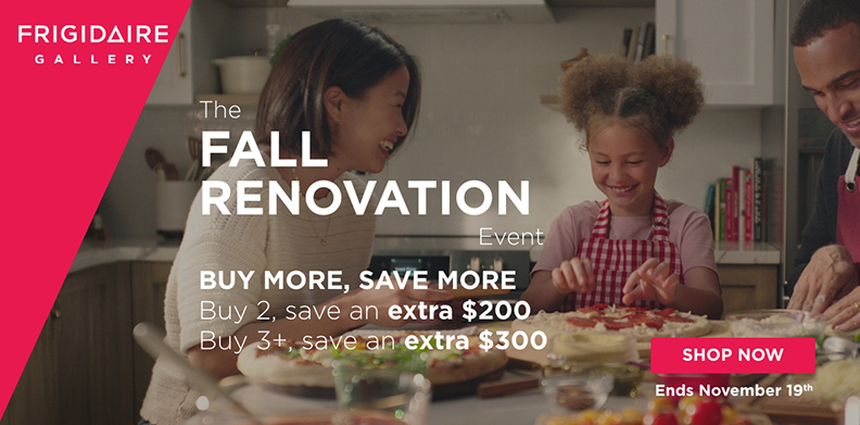FRIGIDAIRE GALLERY FALL RENOVATION